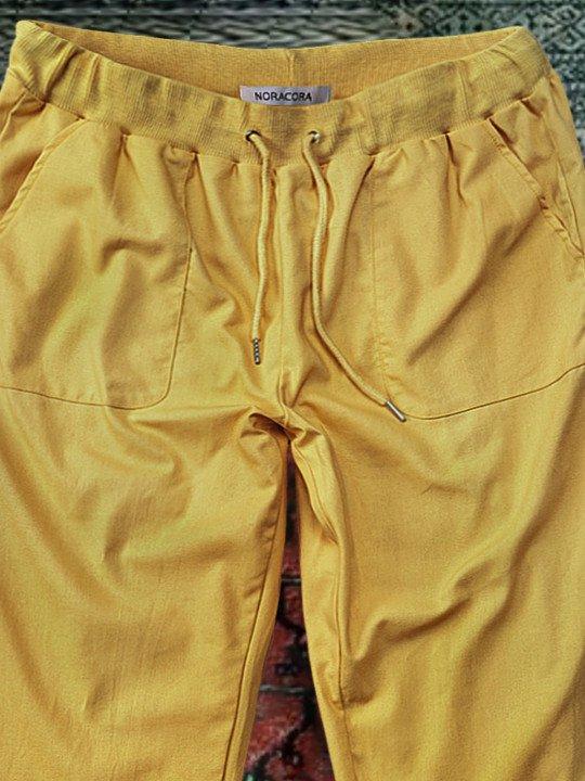 BMC® - Linnenglans De zomerbroek voor dames met trekkoord
